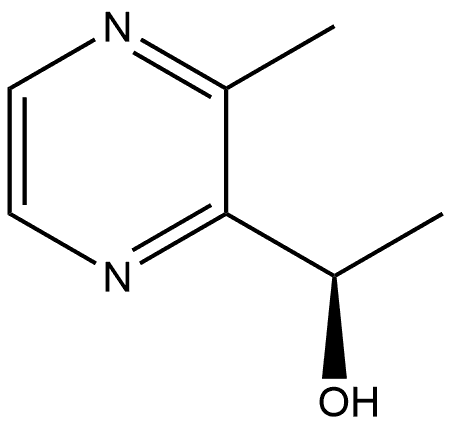 (R)-1-(3-METHYLPYRAZIN-2-YL)ETHANOL 结构式