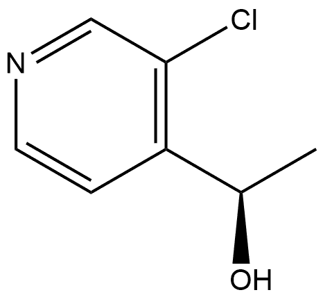 (R)-1-(3-CHLOROPYRIDIN-4-YL)ETHANOL 结构式
