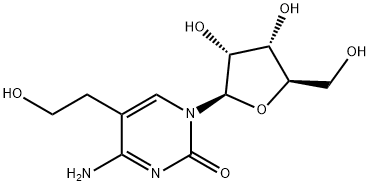 化合物 5-(2-HYDROXYETHYL)CYTIDINE 结构式