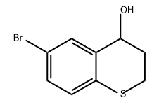 2H-1-Benzothiopyran-4-ol, 6-bromo-3,4-dihydro- 结构式
