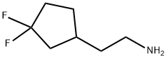 2-(3,3-二氟环戊基)乙胺 结构式