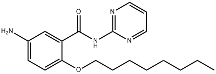 Benzamide, 5-amino-2-(octyloxy)-N-2-pyrimidinyl- 结构式
