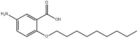 Benzoic acid, 5-amino-2-(nonyloxy)- 结构式