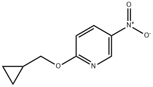 2-(Cyclopropylmethoxy)-5-nitropyridine 结构式