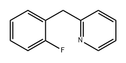 Pyridine, 2-[(2-fluorophenyl)methyl]- 结构式