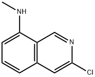 3-Chloro-N-methylisoquinolin-8-amine 结构式