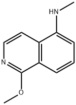 1-Methoxy-N-methylisoquinolin-5-amine 结构式