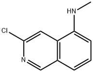 3-Chloro-N-methylisoquinolin-5-amine 结构式