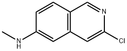 3-Chloro-N-methylisoquinolin-6-amine 结构式