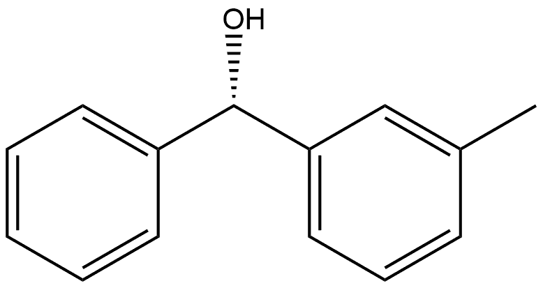 Benzenemethanol, 3-methyl-α-phenyl-, (αS)- 结构式