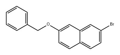 Naphthalene, 2-bromo-7-(phenylmethoxy)- 结构式