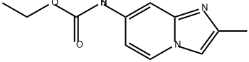 Carbamic acid, N-(2-methylimidazo[1,2-a]pyridin-7-yl)-, ethyl ester 结构式