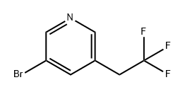 3-溴-5-(2,2,2-三氟乙基)吡啶 结构式