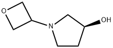 (3S)-1-(氧杂环丁烷-3-基)吡咯烷-3-醇 结构式