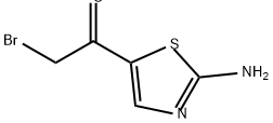 1-(2-氨基噻唑-5-基)-2-溴代-1-酮 结构式