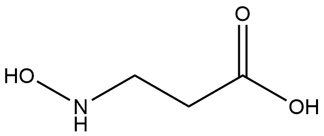 β-Alanine, N-hydroxy- 结构式