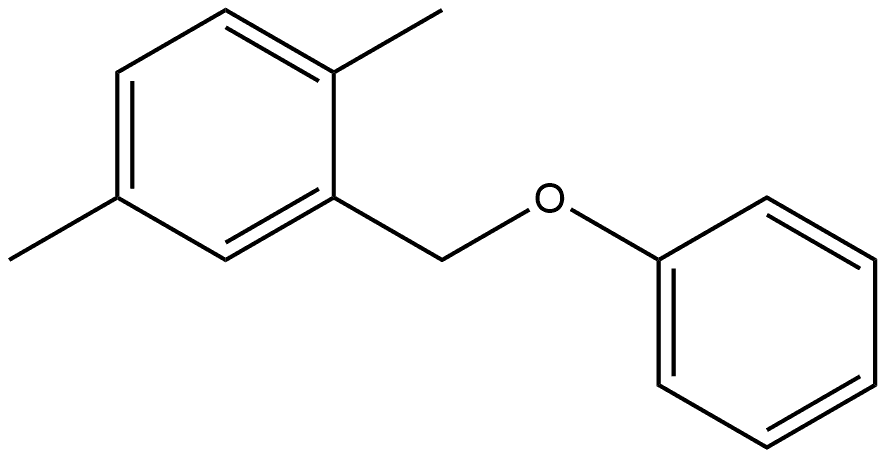 1,4-Dimethyl-2-(phenoxymethyl)benzene 结构式