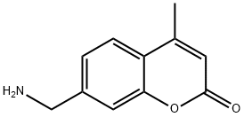 2H-1-Benzopyran-2-one, 7-(aminomethyl)-4-methyl- 结构式