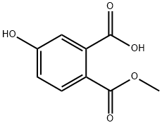 5-羟基-2-(甲氧羰基)苯甲酸 结构式