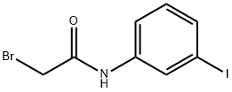 2-溴-N-(3-碘代苯基)乙酰胺 结构式