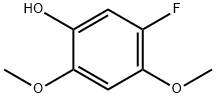 5-氟-2,4-二甲氧基苯酚 结构式