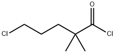 Pentanoyl chloride, 5-chloro-2,2-dimethyl- 结构式