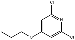 2,6-二氯-4-丙氧基吡啶 结构式