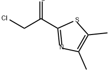 2-CHLORO-1-(4,5-DIMETHYLTHIAZOL-2-YL)ETHAN-1-ONE 结构式