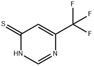 6-(三氟甲基)嘧啶-4(3H)-硫酮 结构式