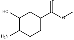 Cyclohexanecarboxylic acid, 4-amino-3-hydroxy-, methyl ester 结构式