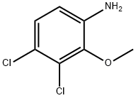 3,4-二氯-2-甲氧基苯胺 结构式