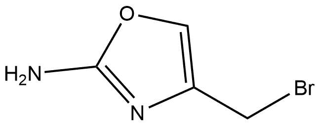 4-(Bromomethyl)-2-oxazolamine 结构式