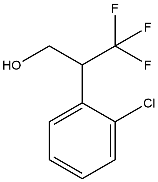 Benzeneethanol, 2-chloro-β-(trifluoromethyl)- 结构式