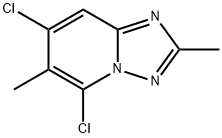 5,7-二氯-2,6-二甲基-[1,2,4]三唑并[1,5-A]吡啶 结构式