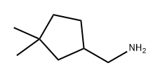 C-(3,3-Dimethyl-cyclopentyl)-methylamine 结构式