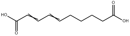 2,4-Decadienedioic acid 结构式