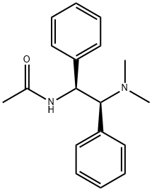 Acetamide, N-[(1S,2S)-2-(dimethylamino)-1,2-diphenylethyl]- 结构式