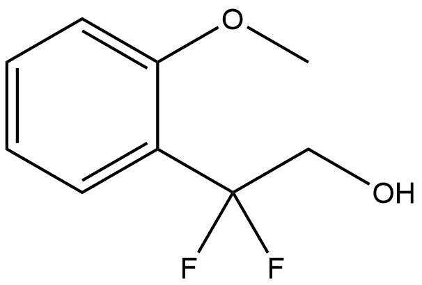 2，2-difluoro-2-(2-methoxyphenyl)ethan-1-ol 结构式