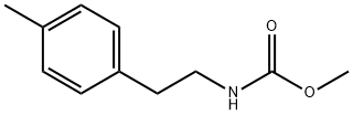 Carbamic acid, N-[2-(4-methylphenyl)ethyl]-, methyl ester 结构式