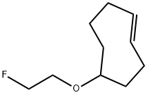 (1E)-5-(2-Fluoroethoxy)cyclooctene 结构式