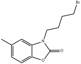 3-(4-bromobutyl)-5-methylbenzo[d]oxazol-2(3H)-one 结构式