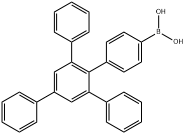 Boronic acid, B-(4',6'-diphenyl[1,1':2',1''-terphenyl]-4-yl)- 结构式