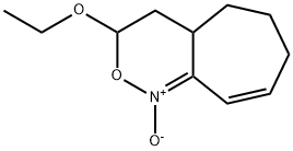Cyclohept[c][1,2]oxazine, 3-ethoxy-3,4,4a,5,6,7-hexahydro-, 1-oxide (9CI) 结构式