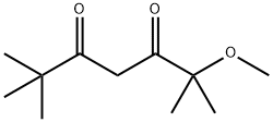 2-甲氧基-2,6,6-三甲基庚烷-3,5-二酮 结构式