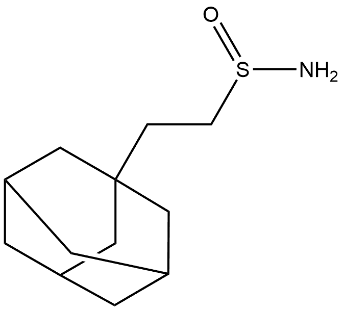 Tricyclo[3.3.1.13,7]decane-1-ethanesulfinamide 结构式