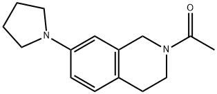 1-(7-(Pyrrolidin-1-yl)-3,4-dihydroisoquinolin-2(1H)-yl)ethanone 结构式