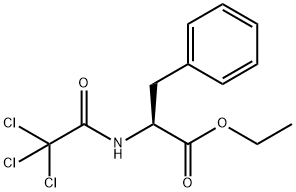 Phenylalanine, N-(trichloroacetyl)-, ethyl ester (9CI) 结构式