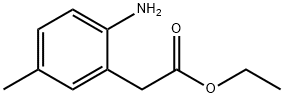 Benzeneacetic acid, 2-amino-5-methyl-, ethyl ester 结构式