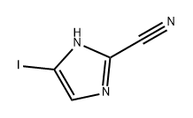 5-碘-1H-咪唑-2-甲腈 结构式