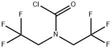 N,N-bis(2,2,2-trifluoroethyl)carbamoyl chloride 结构式